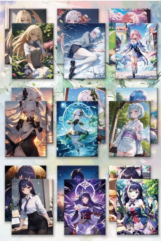 【拆盒】魔女卡社A4大卡二次元同人二创收藏卡牌（拆开bu退bu换）