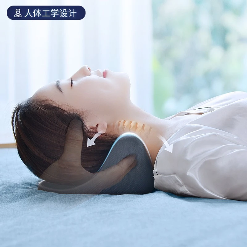 掌心御医颈椎枕颈椎曲度拉伸家用长条热敷枕头颈椎拉伸枕（热敷款）