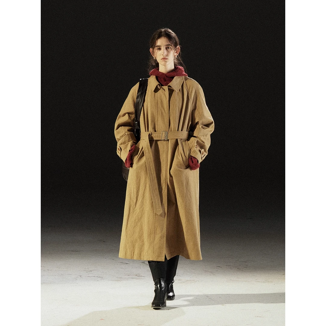 REWEAR/美国进口匹马棉 微皱可拆卸内胆90白鹅绒风衣羽绒服11058