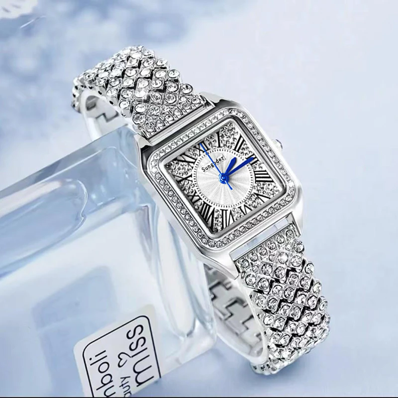 【港口直发】高端潮流奢华满天星闪钻系列女士腕表 仙