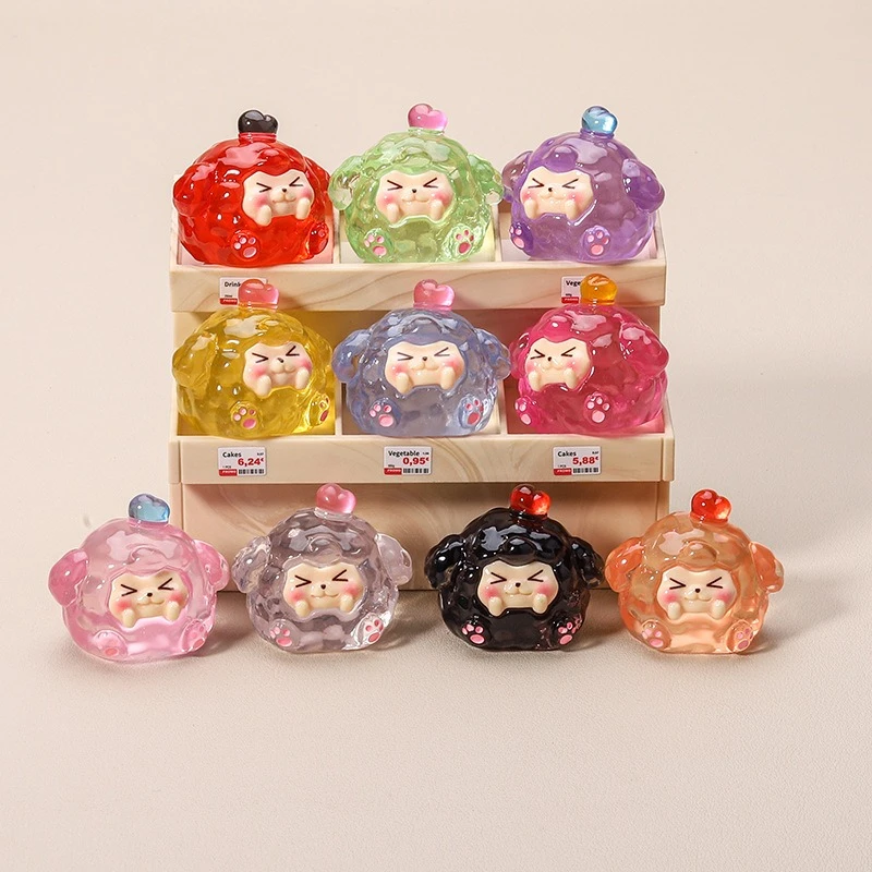 【5许愿色】冰透福气团子萌粒盲袋树脂diy摆件