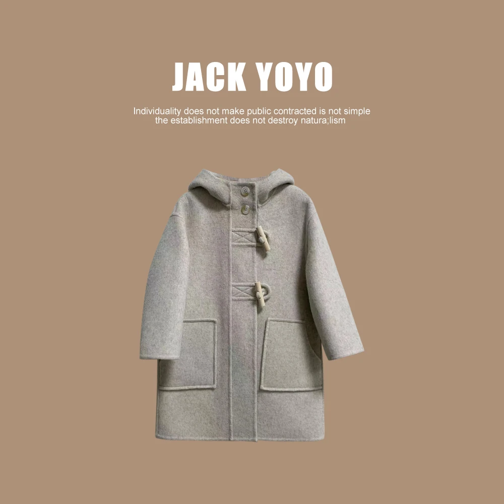 【原生之境】【纯手工双面大衣】2024秋冬新款时尚中长款大衣24DY058