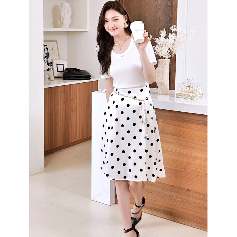 350418【艺系列】纯色气质洋气风T恤23XZ6011