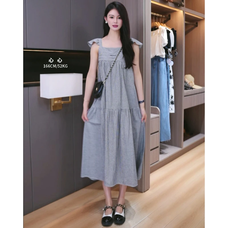 350968【艺系列】气可爱吊带连衣裙23XL2916