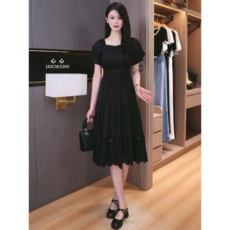 35014【她系列】度假风纯色修身连衣裙4118232