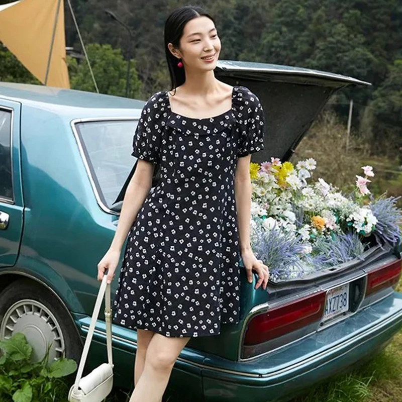 350490【她系列】碎花连衣裙4117232
