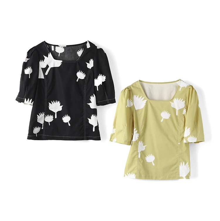 35735【碧系列】时尚圆领显瘦衬衫TB11719