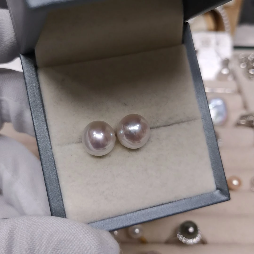 【闪购商品】淡水珍珠耳饰银S925镶嵌奈*笙