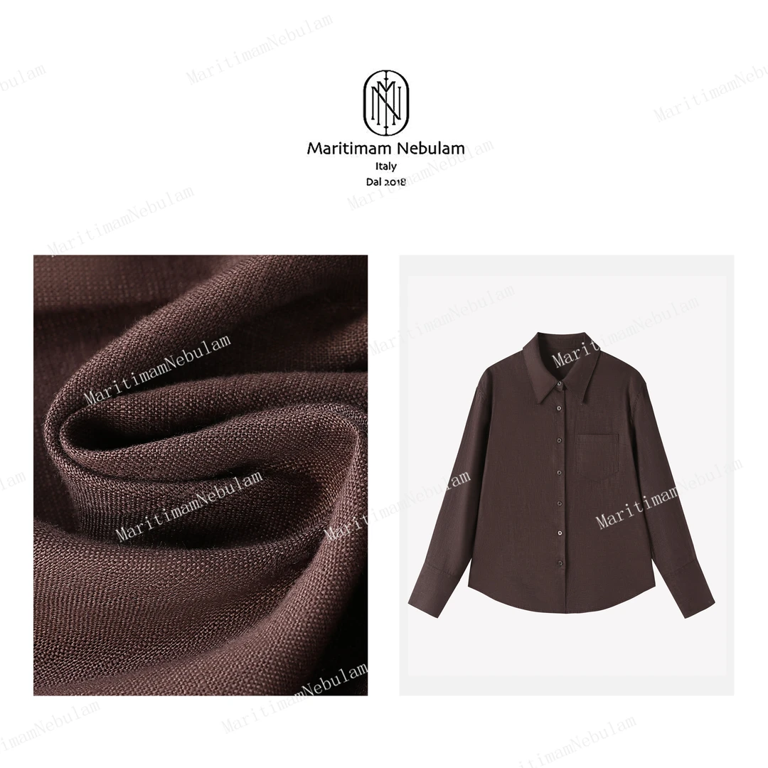 Maritimam Nebulam 【画家】慵懒知识分子衬衫 SZ422