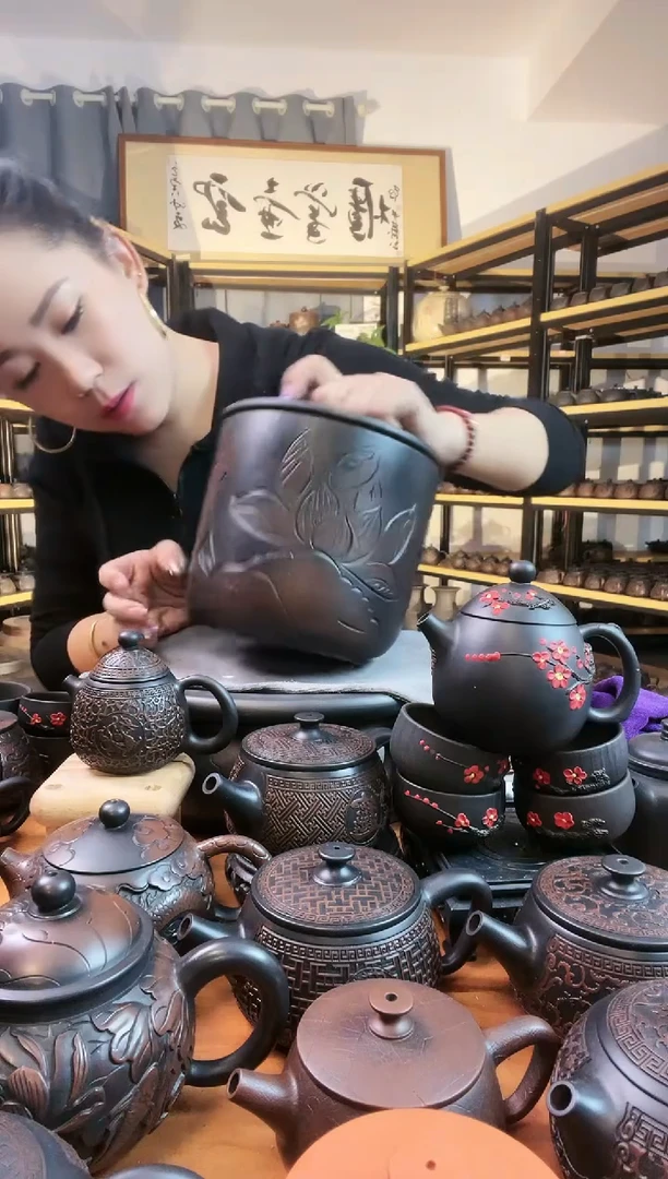 【闪购商品】陶瓷壶瑕疵 茶叶罐 a910