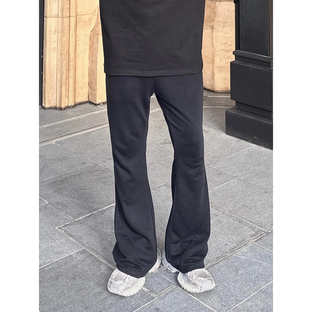 MYERSK 百搭通勤宽松微喇版型显瘦卫裤男春季休闲裤高街运动