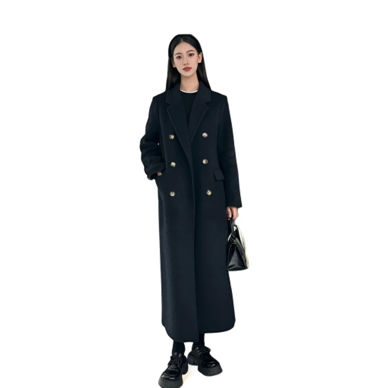8026双十一高端定制双面羊毛大衣