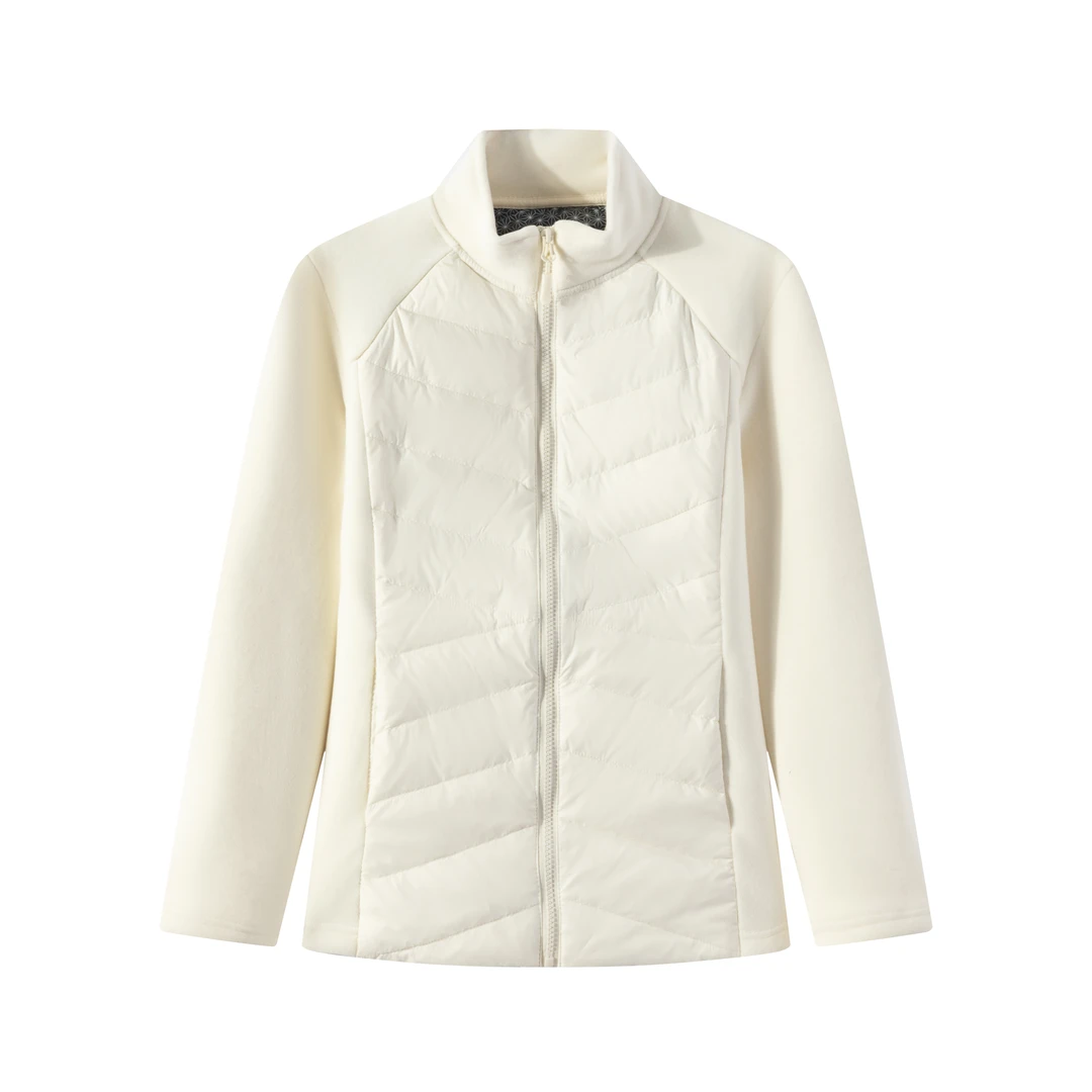 90鹅绒秋冬女士轻运动修身保暖羽绒服1201轻薄款