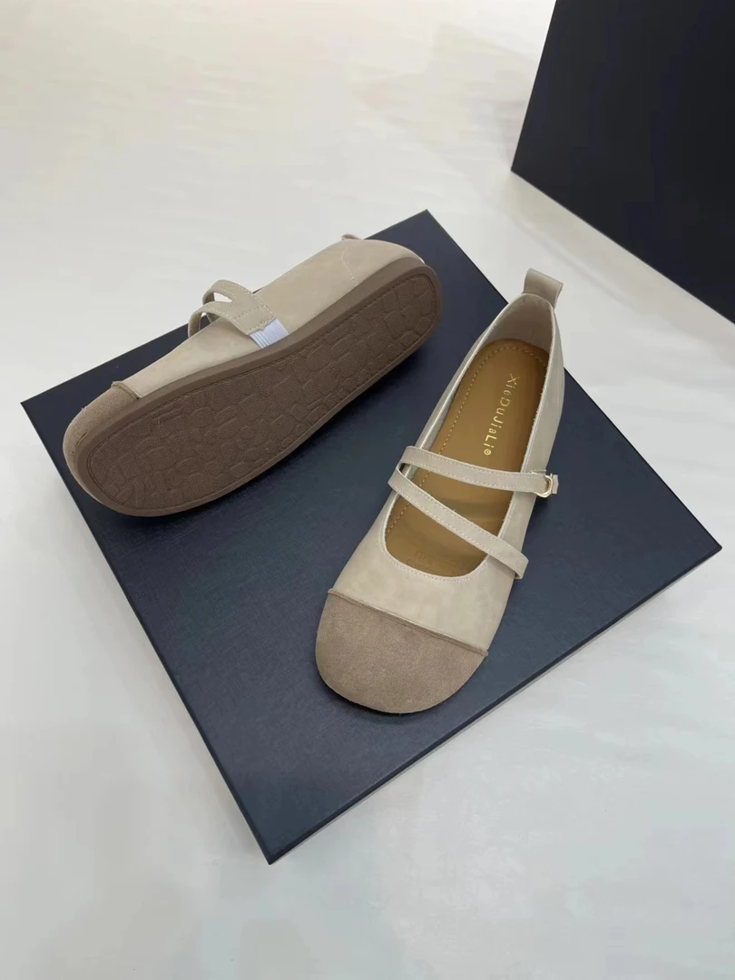 9906-2 2024新款春夏森系气质玛丽珍浅口单鞋配裙子