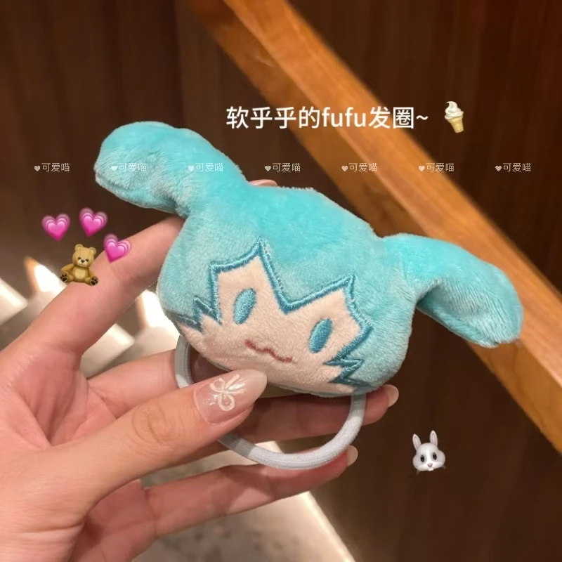 初音未来头绳网红ins简约可爱少女心小肠圈高颜值miku头饰发饰