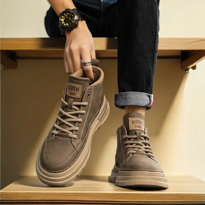 男士运动轻便男鞋休闲男潮流士百搭春夏潮鞋时尚软底舒适防滑复古