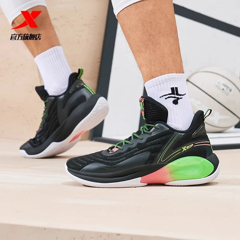 特步桀骜丨篮球鞋防滑耐磨减震篮球鞋秋季款式男子运动鞋