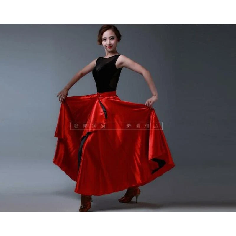 西班牙斗牛舞蹈表演斗篷专业拉丁舞裙国标拉丁披风围裙成人大摆裙