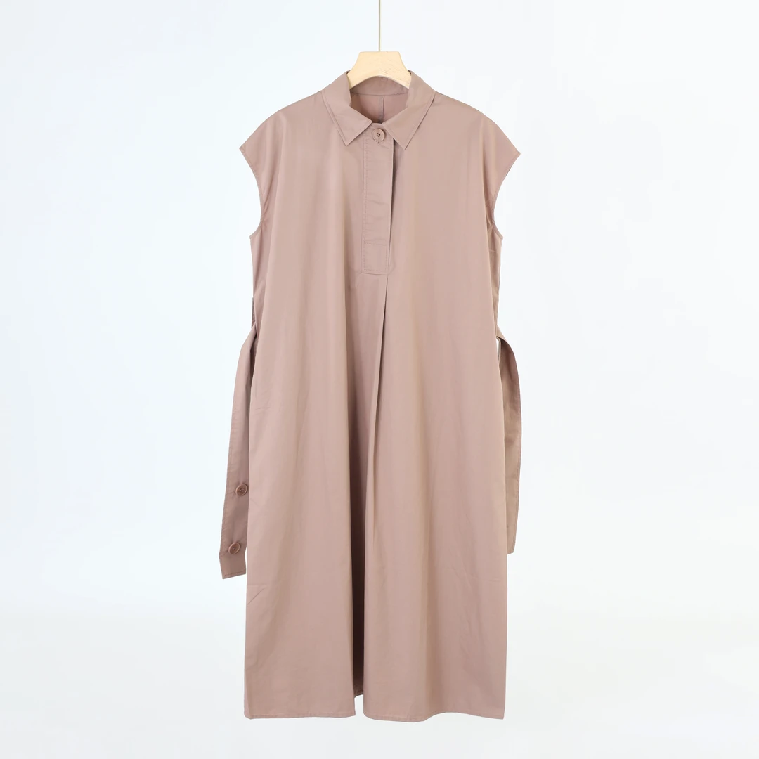 【北总严选】帕迪恩POLO领腰带中长款连衣裙362801