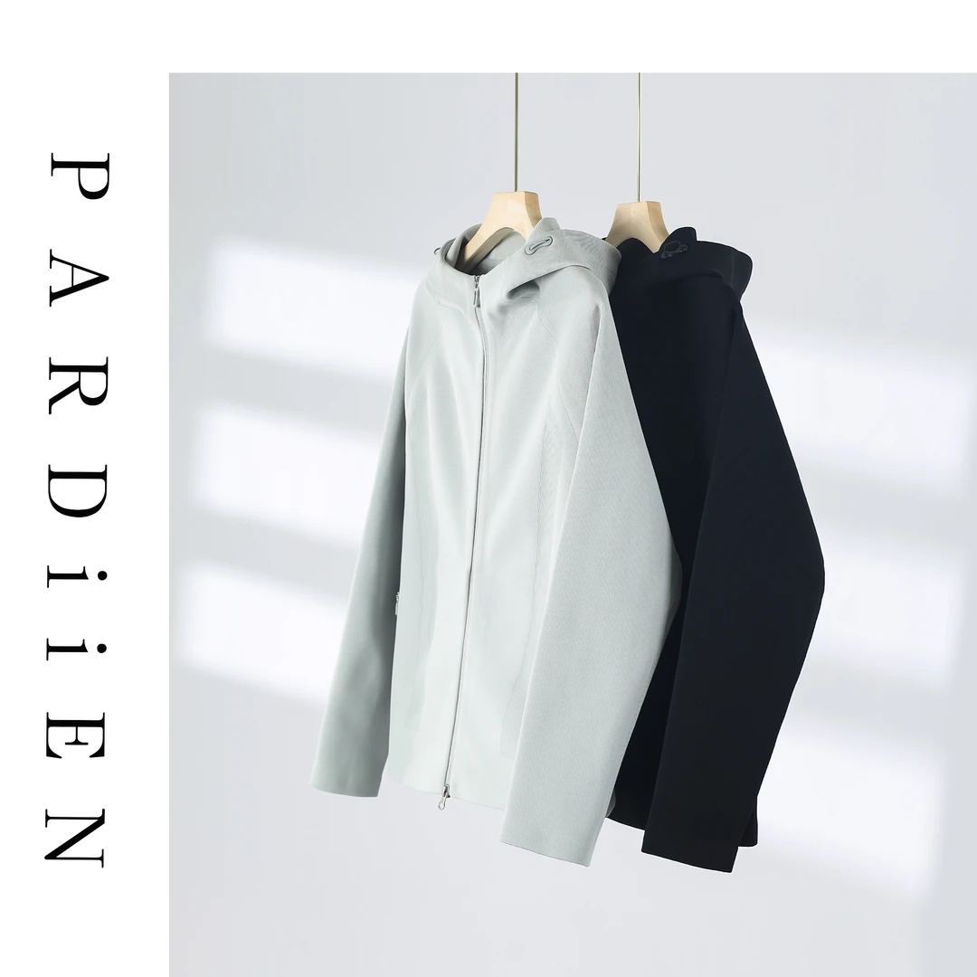 【北总严选】帕迪恩双开拉链连帽针织冲锋衣外套83001