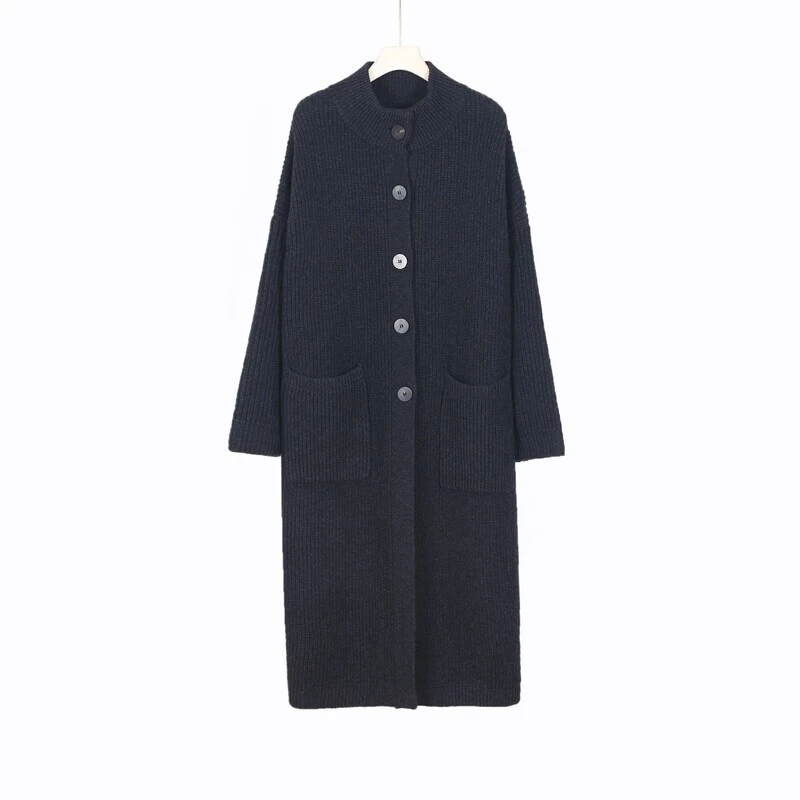 【北总严选】帕迪恩长款针织立领开衫2023XO-117