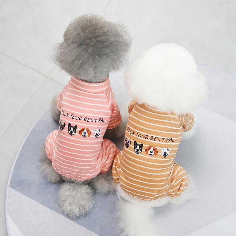 狗狗衣服秋冬装新款四脚衣泰迪比熊小型犬宠物冬季小狗厚版居家服