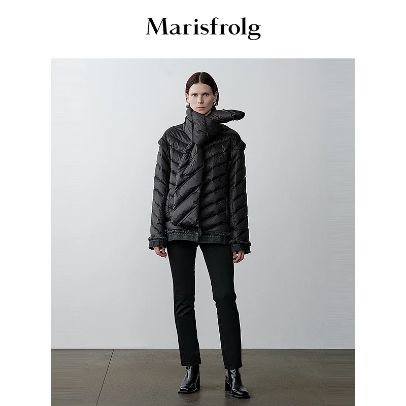 Marisfrolg玛丝菲尔冬季新款时尚休闲运动两件套羽绒服A1DE4214Y