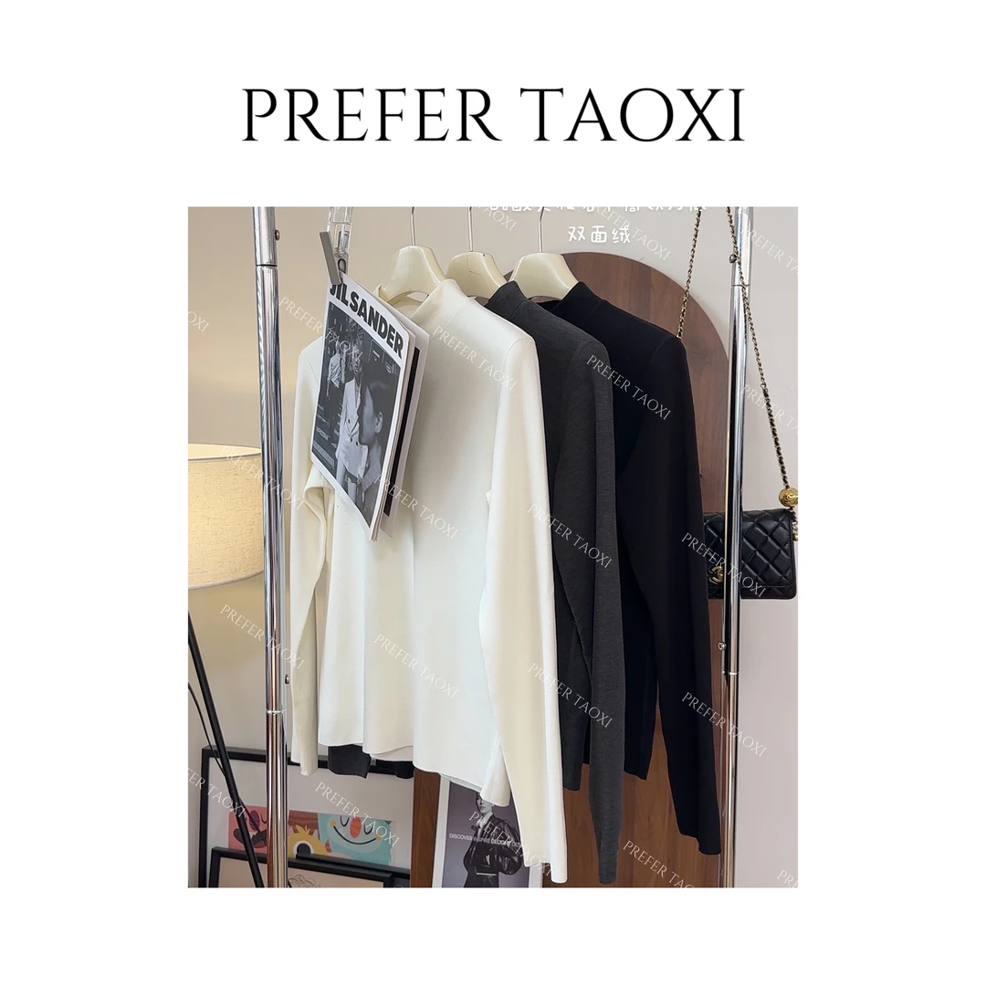 「360°循环保温」伊士曼醋酸 美雅碧混纺半高领打底衫