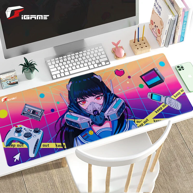【粉丝福利】七彩虹iGame桌面大号鼠标垫游戏电竞二次元办公加厚