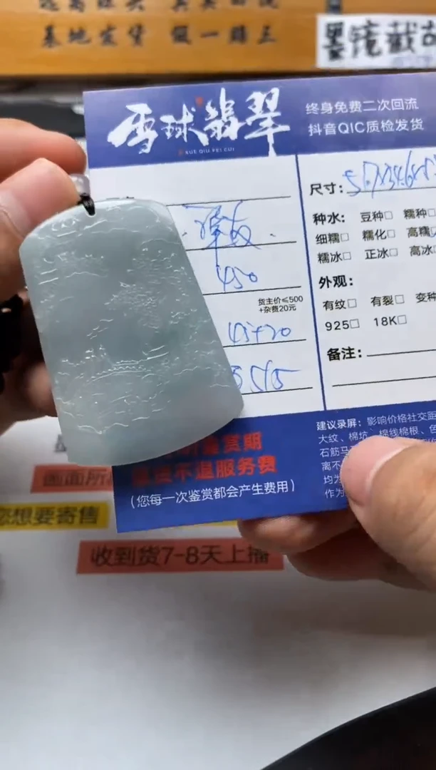 【闪购商品】翡翠颈饰未镶嵌11071022056