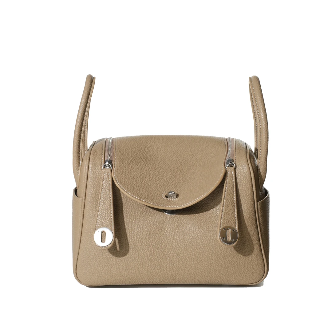 BV&BP新款百搭时尚简约轻奢手提包 BV26-大象灰