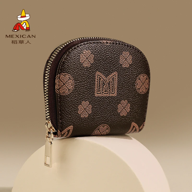 Mexican/稻草人2023春季新款时尚百搭零钱包女士收纳用多功能卡包