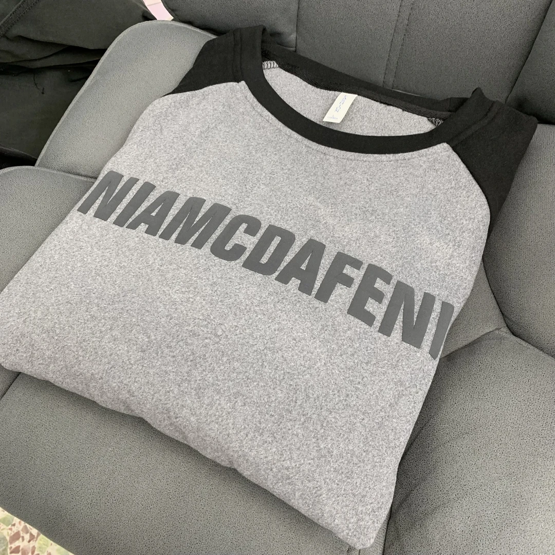 【米兔家居服】CD083男士套头灰色双面德绒秋冬加厚长袖长裤