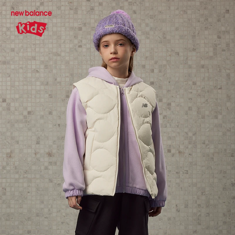 NEW BALANCE 秋季男童女童保暖羊羔绒夹克ND7PE4E043