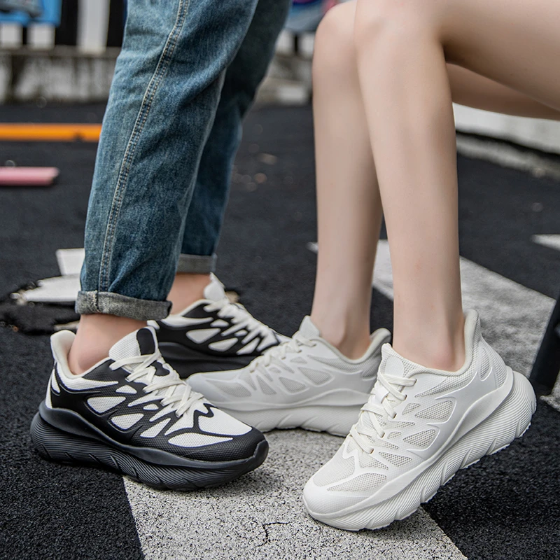 全家福女鞋情侣新款舒适减震户外休闲鞋 998