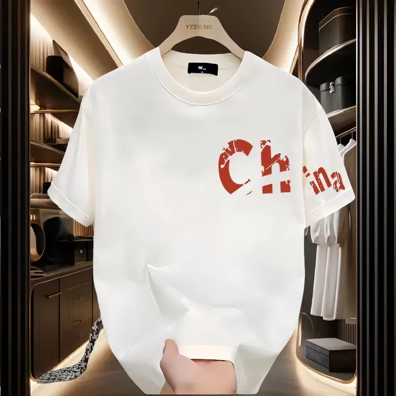 短袖圆领纯棉青年通用日常青春流行春夏宽松情侣薄款T恤时尚都市