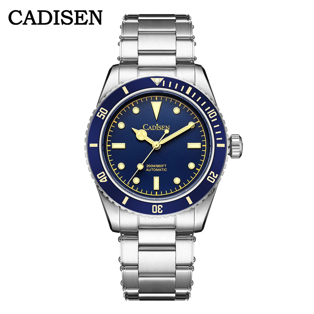Cadisen/卡迪森新品机械手表日本NH35机芯200米防水时尚商务男表