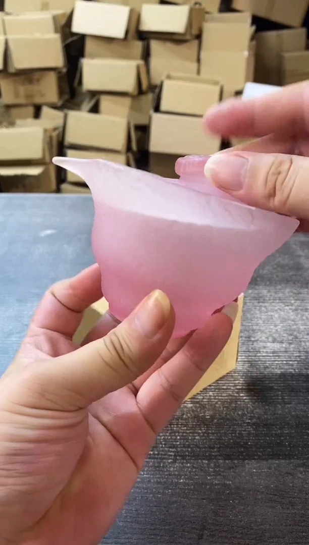 【闪购商品】其他粉色琉璃小盖碗