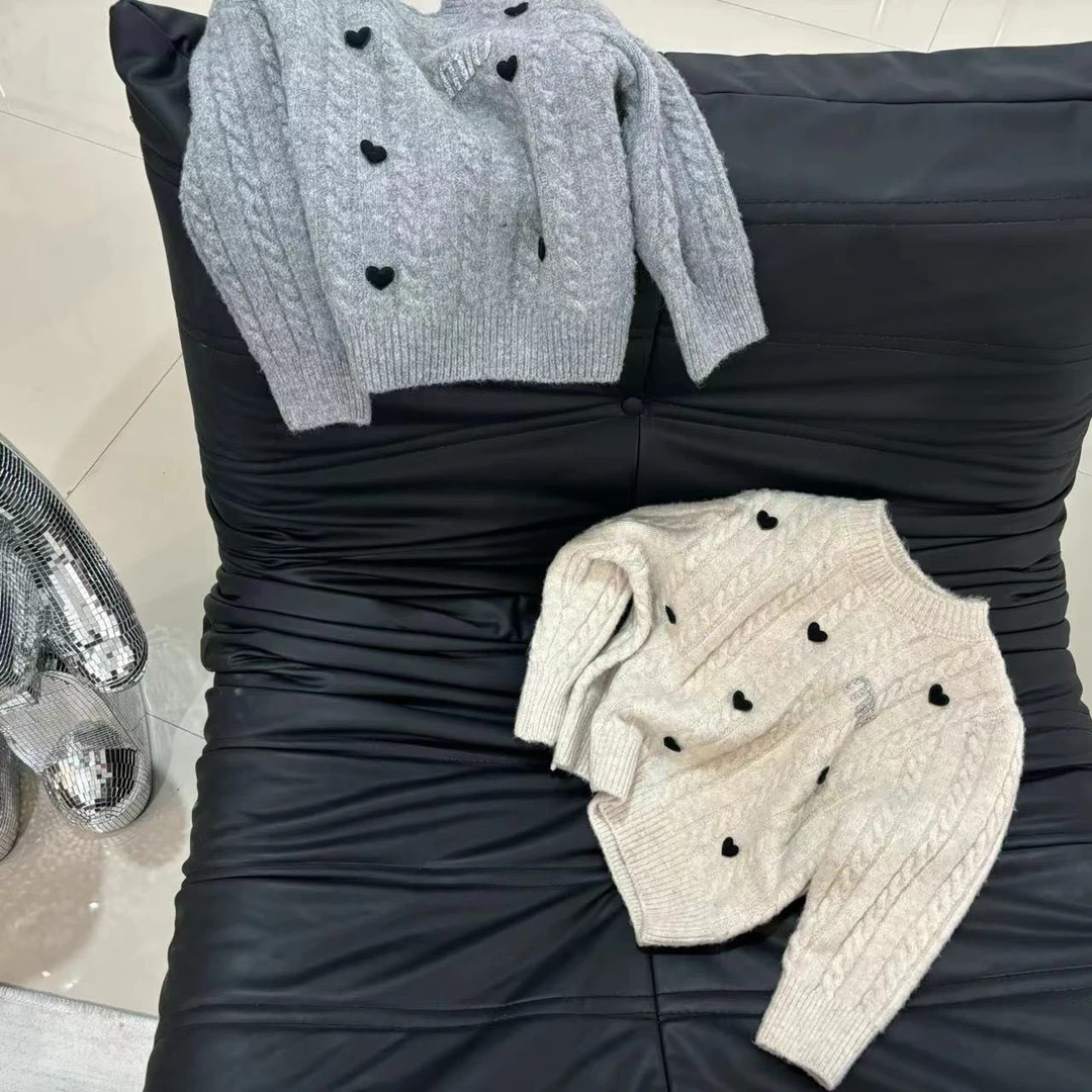 【米儿姐姐童装】女童套头毛衣M9005