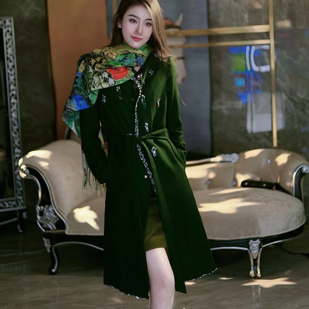 SEJI/瑟纪10.9【山茶花之恋】重工气质外套