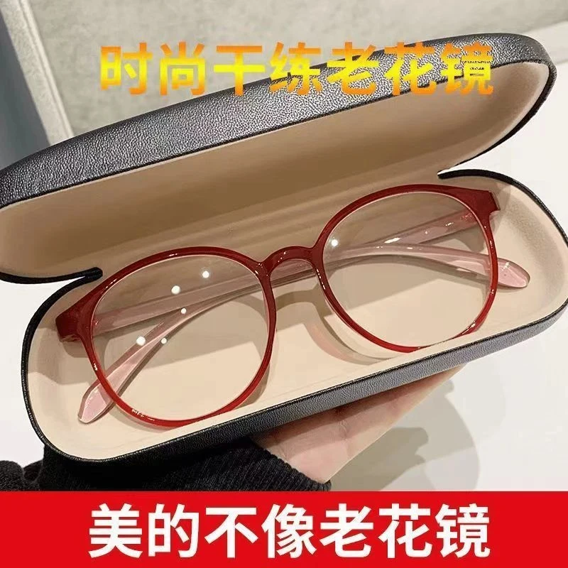 高档超轻老花眼镜女护眼防蓝光100-400度高清抗疲劳久戴不头晕