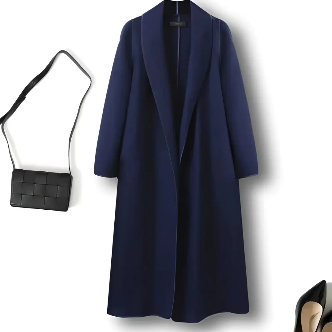 【大衣清仓】法式优雅复古温柔风长款大衣095(DY116)