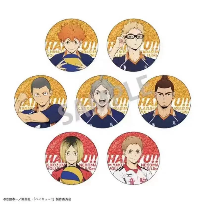 【排球少年】剧场版 决战垃圾场徽章吧唧 潮玩盲盒 盲盒代拆
