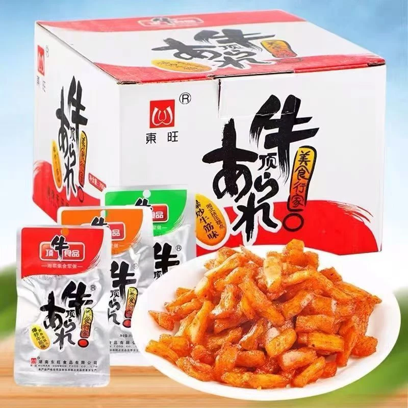 东旺顶牛解馋牛筋辣条湖南特产儿时面筋即麻辣零食怀旧休闲小吃