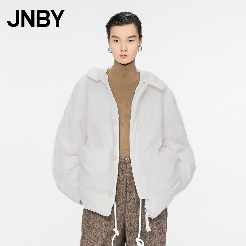 【商场同款】JNBY/江南布衣24冬新品羽绒服宽松连帽长袖5OBC12590