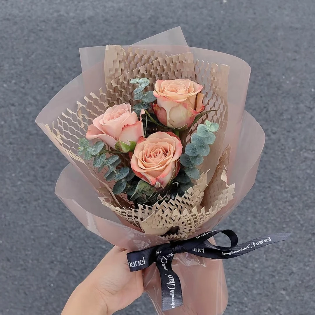 【全国可送】日常见面三朵鲜花小花束团购同城配送送朋友闺蜜男女友