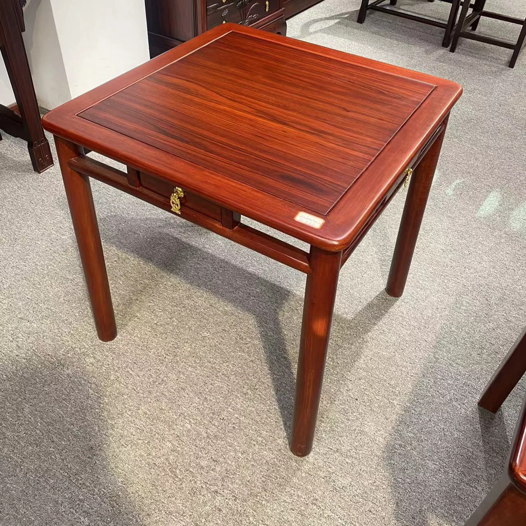 AA（带抽屉）大叶小方桌牌桌书桌学习桌三个尺寸可选