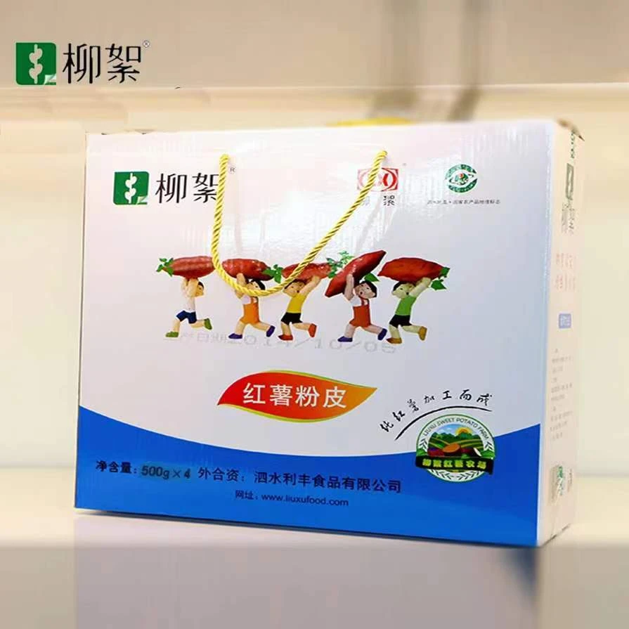 柳絮红薯粉皮福利礼盒2KG装纯红薯地瓜劲道好粉皮走亲访友包邮