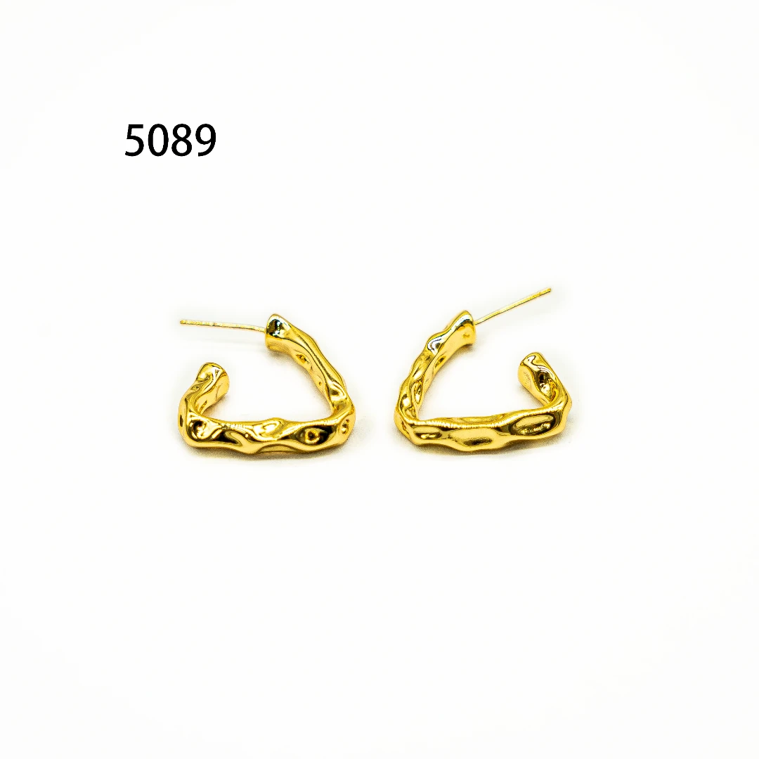 铜 设计师气质耳环小众设计高级感耳钉耳饰～5089