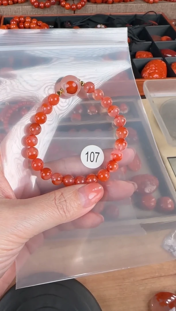 【闪购商品】南红玛瑙手链未镶嵌原矿无优化南红手链